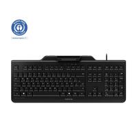 CHERRY KC 1000 SC, Layout per gli USA, Tastiera QWERTY, Tastiera Security Con Filo con Terminale per Tessere Elettroniche Integrato, Angelo Blu, Nero