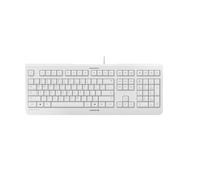 CHERRY KC 1000, Tastiera con filo, Layout per l'Unione Europea (QWERTY), Plug & Play tramite porta USB, Design piatto, Battitura estremamente silenziosa, Colore nero