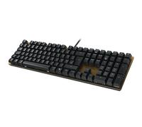 CHERRY KC 200 MX, Tastiera Office Meccanica con Piastra Metallica Anodizzata, Layout per la Germania (QWERTZ), Con Filo, Interruttori MX2A BROWN, Nero/Bronzo