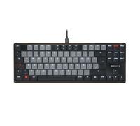 CHERRY KC 500 MX LP TKL, Tastiera Meccanica A Basso Profilo Senza Tastierino Numerico, Layout Tedesco (QWERTZ), USB-A, Interruttori MX LP 2.0 IVORY, Nero