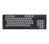 CHERRY KW 550 MX LP, Tastiera Meccanica A Basso Profilo In Formato 96%, Layout Tedesco (QWERTZ), Funzione Multi-Device, Interruttori MX LP 2.0 IVORY, Nero