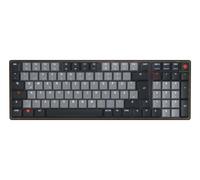 CHERRY KW 550 MX LP, Tastiera Meccanica A Basso Profilo In Formato 96%, Layout Tedesco (QWERTZ), Funzione Multi-Device, Interruttori MX LP 2.0 IVORY, Nero