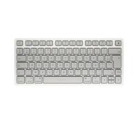 CHERRY KW 7100 MINI BT FOR MAC, Tastiera Compatta per Mac con 3 Canali Bluetooth, Layout per la Francia (AZERTY), Tastiera Wireless Multidispositivo, Moonlight White