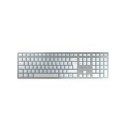 CHERRY KW 9100 SLIM PER MAC Tastiera universale USB + Bluetooth QWERTY Francese Argento - Nouvo