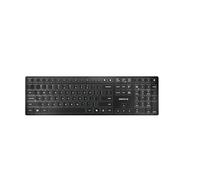Cherry KW 9100 Slim Wireless Keyboard Ricaricabile con SX Scissor Mechanism, Silent Keystroke Digitazione Silenziosa con Design Sottile per Lavoro o Home Office.