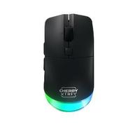 CHERRY XTRFY M50 Wireless, Mouse da Gaming Senza Fili, 2.4 GHz RF, Connessione Bluetooth e via Cavo, Forma Ergonomica, Illuminazione RGB, Ricaricabile, Nero