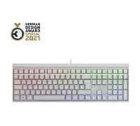 G80-3821LXADE-0 - Tastiera da gioco, USB, RGB, MX BROWN, bianco, IT