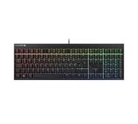 CHERRY MX 2.0S, Tastiera Meccanica da Gioco con Illuminazione RGB, Tedesco QWERTZ, Cablata, Progettata in Germania, Interruttori MX2A RED, Nero, Tedesco - QWERTZ