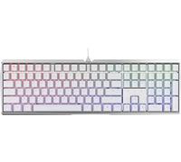 Cherry MX 3.0 S Tastiera meccanica da gioco cablata. Alloggiamento in alluminio costruito per i giocatori con interruttori silenziosi rossi MX. Display retroilluminato RGB oltre 16 m di colori. dai
