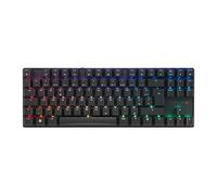 CHERRY MX 8.2 TKL Wireless, Tastiera da Gioco Senza Fili Senza Tasto Numerico, Francese AZERTY, Bluetooth, 2,4 GHz e Cavo, Interruttori MX2A RED, Nero, Nero - senza Valigia di Trasporto
