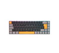 CHERRY MX-LP 2.1 Compact Wireless, Tastiera Gaming Senza Fili con 68 Tasti, Layout per il Regno Unito (QWERTY), Interruttori Meccanici MX LOW PROFILE SPEED, Nero