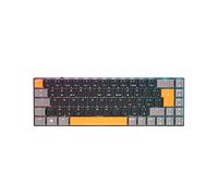 CHERRY MX-LP 2.1 Compact Wireless, Tastiera Gaming Senza Fili con 68 Tasti, Layout per la Francia (AZERTY), Interruttori Meccanici MX LOW PROFILE SPEED, Nero