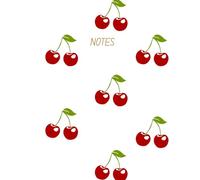 Cherry Notebook: A Sweet Place For Your Thoughts