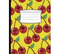 Cherry Notebook: This wide lined notebook will motivate your child to practice their writing skills.