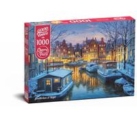 Puzzle Amsterdam di notte 1000 pezzi