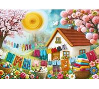 Cherry Pazzi - Puzzle Prato di lana - 1000 Pezzi