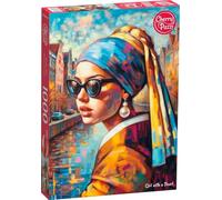 Cherry Pazzi - Puzzle Ragazza con una perla - 1000 Pezzi