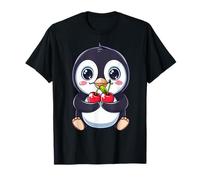Cherry Penguin Cherry Fruit Lover, simpatica opera d'arte a forma di animale Maglietta