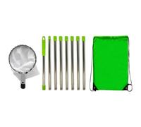 Cherry Picker- Strumento per Raccoglitore di Frutta, Raccoglitore di Frutta con Pole Estesibile Telescopico, E Cesto di Collegamento in Acciaio Inossidabile, Frutti Grabber Facili da Montare