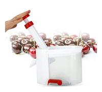 Cherry Pitter, 7,5 * 3.9 * 11.3in semi di uva in plastica Rimozione strumento Rilascio rapidamente Accessorio per l'attrezzatura multipla con contenitore per il gadget da frutto