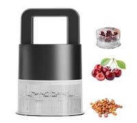 Cherry Pitter - Cherry Core Remover Push Type Fruit Pitter | Seed Remover Tool | Splash Guard Kitchen Pitting Device for Jam Making Baking Cake Shop Home Use Easy Release