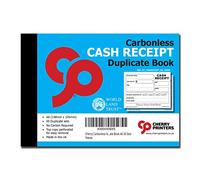 Cherry Printers - Quaderno duplicato per banconote NCR senza carbonio, formato A6, 50 pezzi