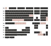Cherry Profile Simile a GMK Double Shot Non Shine Through PBT Keycap per MX Switch Tastiera Razer Filco 96 84 SP64 (Night Sakura)