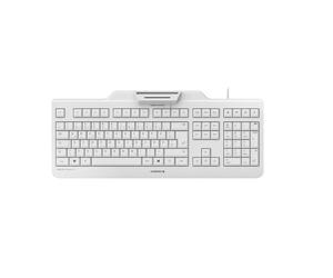 CHERRY SECURE BOARD 1.0 Tastiera cablata, lettore di smart card, grigio chiaro, USB, QWERTY - IT - Nouvo