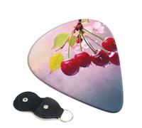 Cherry - Set di 6 plettri per chitarra, 0,46 mm, 0,71 mm, 0,96 mm, adatti per chitarra e ukulele
