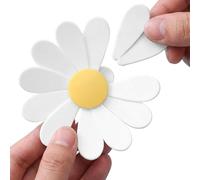 Cherry-Shaped Magnetic Food Clip | Daisy Flower Bag Clips | Refrigerator Magnets | Cute Pink Decorative Food Sealing Clips | Kitchen Storage Office Organization | 1 Flower 6 ClipsSet