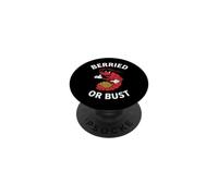 Cherry Shrimp Breeder Berried Or Bust Aquarium Hobby PopSockets PopGrip Adesivo