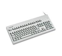 CHERRY G80-3000, Tastiera Meccanica a Filo, Layout UE, (QWERTY), Connessione USB, Robusto, Tasti Programmabili, Interruttori CHERRY MX BLACK, Grigio Chiaro