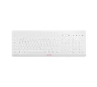 Cherry Stream, cablato e amp; Senza fili, wireless RF + USB, QWERTY, bianco