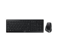CHERRY Stream Desktop Comfort | Set tastiera e mouse wireless | Ergonomico e silenzioso