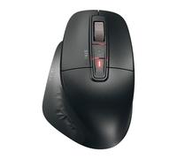 CHERRY STREAM MOUSE ULTIMATE, Mouse Ergonomico Multi-Dispositivo, Bluetooth, 2,4 GHz e Cavo, Rotella di Scorrimento Personalizzabile, Per Utenti Destrorsi, Nero