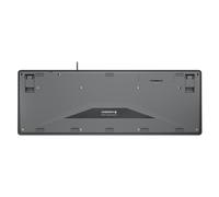 CHERRY STREAM PROTECT KEYBOARD, Tastiera Con Filo con Copritastiera Removibile in Silicone, Layout per la Francia (AZERTY), Design piatto, Disinfettabile, Nero