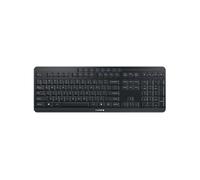 CHERRY TASTIERA Stream keyboard ultimate - Nero, USB + RF Wireless + Bluetooth, QWERTY