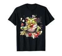 Cherry Toad opera d'arte acquerello stampa animale Cherry Lover Maglietta