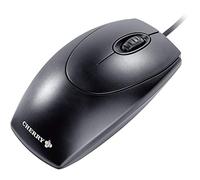 CHERRY WheelMouse optical, Mouse a Filo, Design Simmetrico per Destrimani e Mancini, Sensore Ottico, Connessione USB, Adattatore PS/2 Incluso, Nero