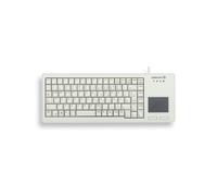 G84-5500LUMEU-0 - Tastiera, USB, grigia, compatta, con touchpad (USA)