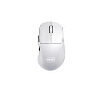 CHERRY XTRFY M64 PRO 8K WIRELESS, Mouse da Gioco Ultraveloce, Radio 2,4 GHz, Ottimizzato per esports, Mouse 8K, Forma Ergonomica Piatta Davanti, Bianco