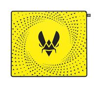 CHERRY XTRFY GP5, Tappetino per Mouse da Gioco L (460 x 400 x 4 mm), Speed Pad per la Precisione, Bordi Cuciti, Antiscivolo, Lavabile, Vitality Yellow