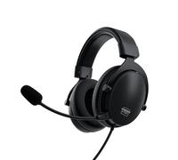 Xtrfy H2, Cuffie da Gioco Professionali, Ottimizzate per Gaming Competitivo, Cuscinetti Auricolari Extra-Large con Imbottitura in Memory Foam, Microfono Removibile, Cavo Intrecciato, Nero