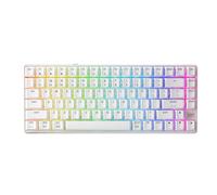 CHERRY XTRFY K33 Compact Wireless, 75% Mem-chanical Gaming Keyboard, Multi Device, Bluetooth, 2.4 GHz e modalità cablata, illuminazione RGB, IP54, resistente alla polvere e agli schizzi, bianco