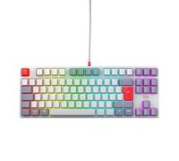 CHERRY XTRFY K4V2 TKL, Tastiera Da Gioco Cablata Senza Tastierino Numerico, Layout Francese (AZERTY), Illuminazione RGB, Interruttori Meccanici MX2A RED, Retro