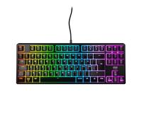 CHERRY XTRFY K4V2 TKL, Tastiera Da Gioco Cablata Senza Tastierino Numerico, Layout Pan-Nordico QWERTY, Illuminazione RGB, Interruttori MX2A RED, Nero, Layout Pan-Nordico - QWERTY