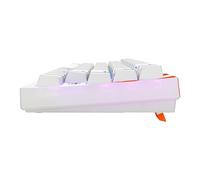 Cherry XTRFY K5 Pro TMR Compact - Tastiera magnetica da gioco cablata, switch MK Crystal Switches, hot-swap, Rapid Trigger, SnapKey, assorbimento acustico, 8000 Hz, layout DE (QWERTZ), bianco
