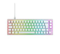 CHERRY XTRFY Tastiera Gaming K5V2 Compact 65% UK (QWERTY) HotSwap MX2A RED Bianco-Trasparente