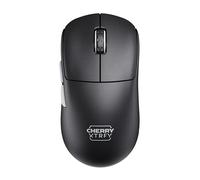 CHERRY XTRFY M68 Pro Wireless, souris de gaming ultra-rapide sans fil, 2,4 GHz, optimisée pour l'esport, souris 8K, forme symétrique avec front plat, noire