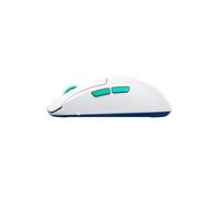 CHERRY XTRFY M68 Wireless, souris de gaming ultralégère, sans fil, 2,4 GHz, optimisée pour l'esport, forme symétrique avec front particulièrement bas, blanche